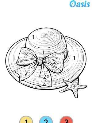 Free coloring game, calm and relax your brain