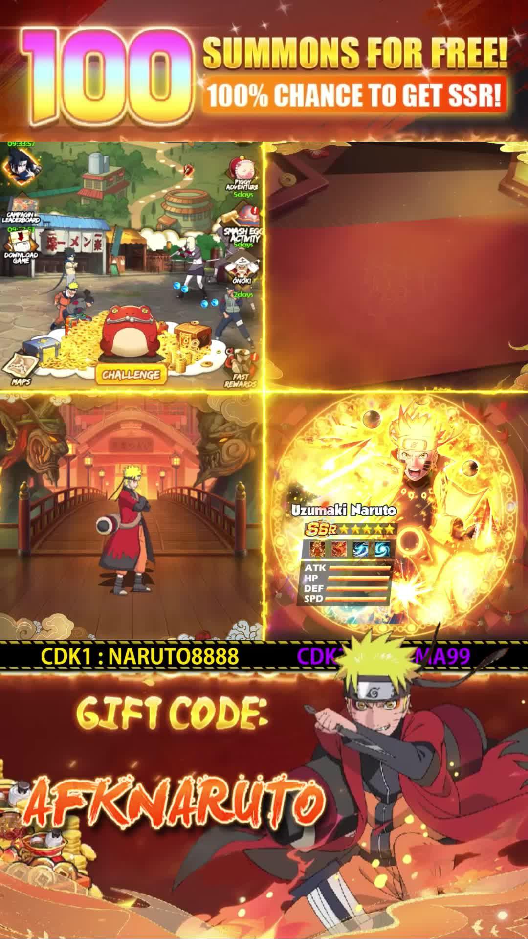 Ultra-rare ninjas for free for a limited time,to be the new Hokage！