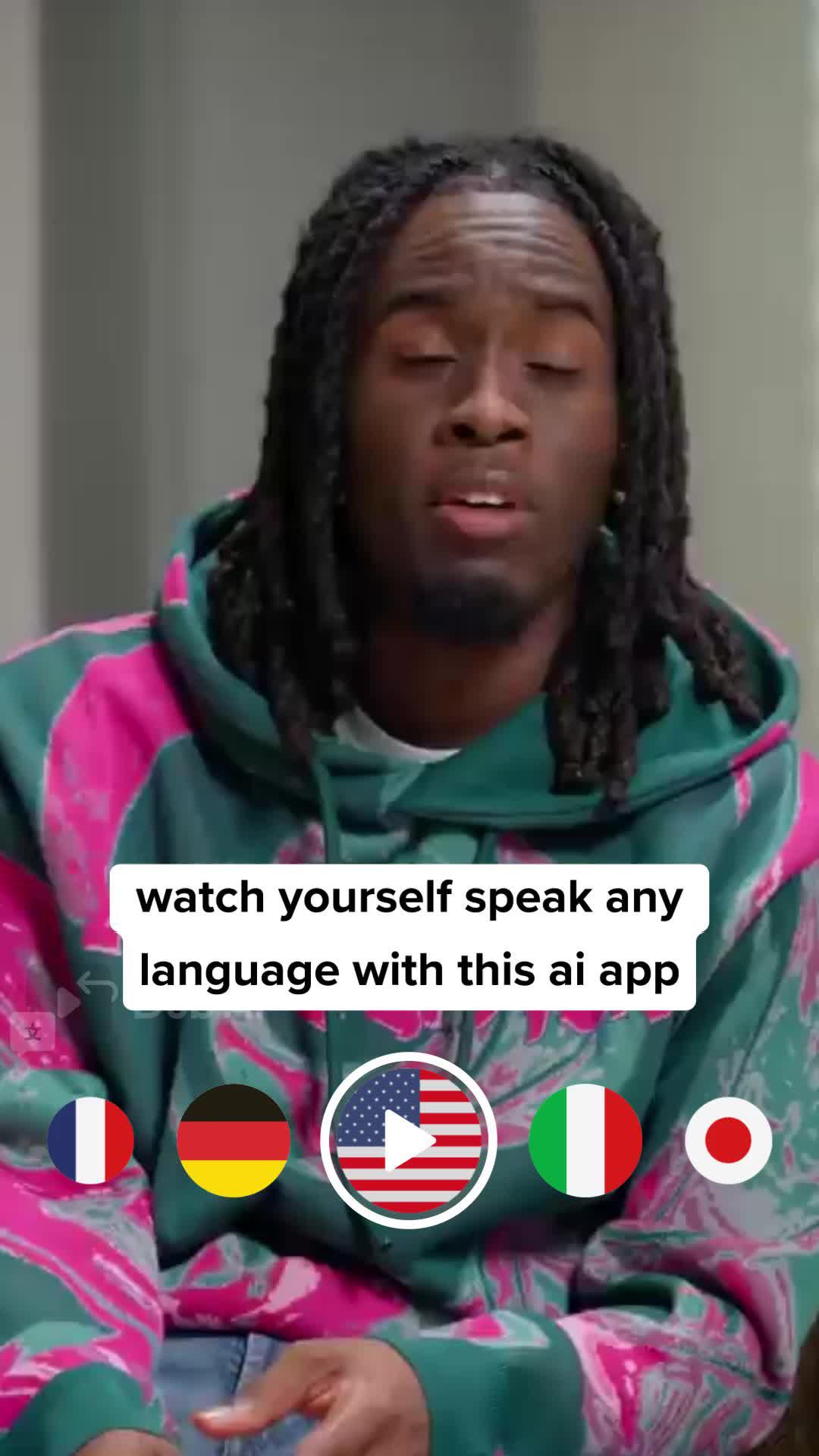 Speak in any language with AI