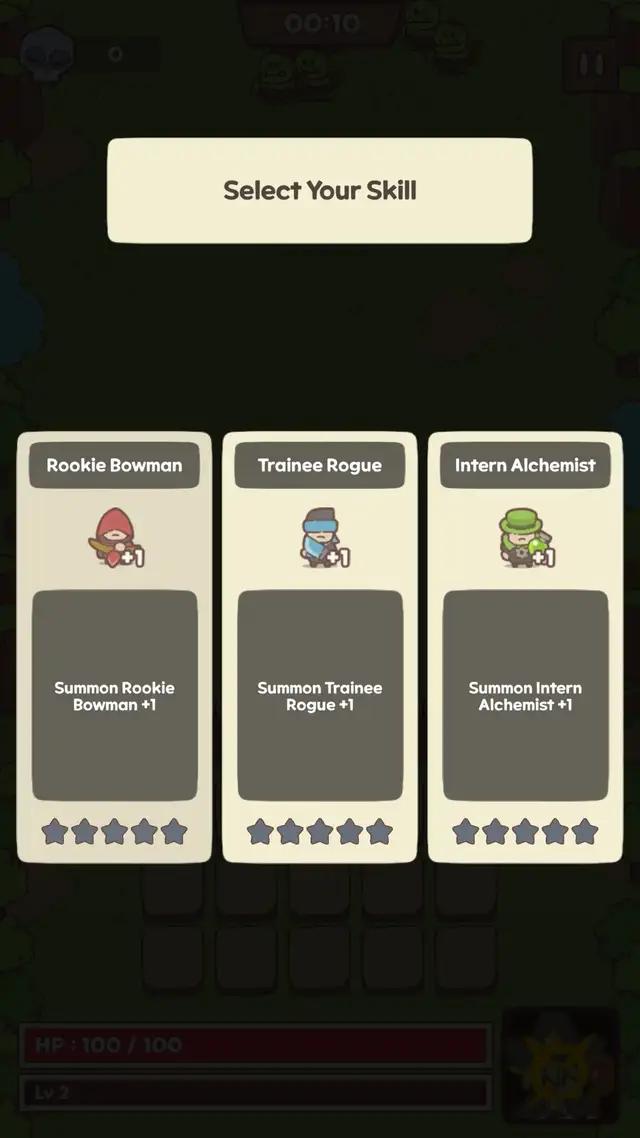 튜토리얼X, 이상한스토리X, 바로전투시작 !!!