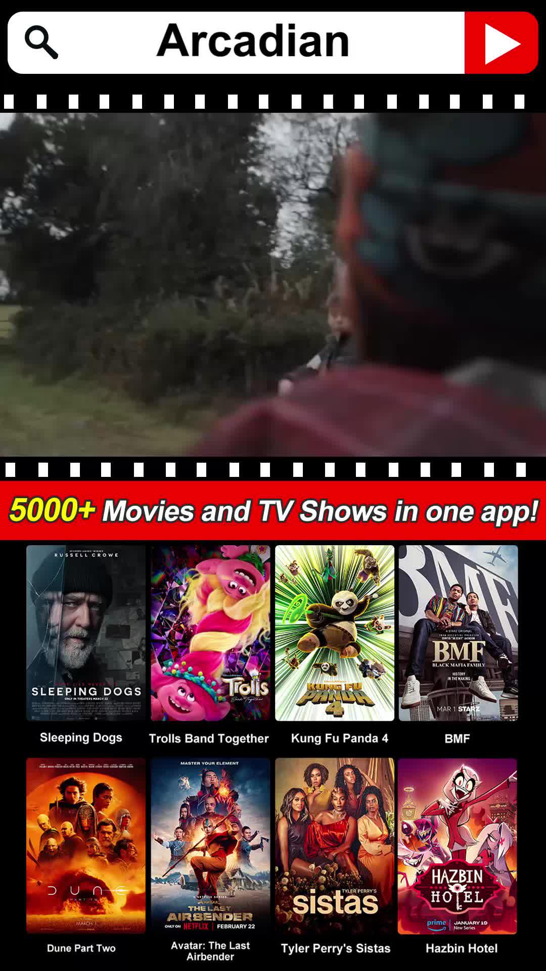 Watch blockbuster movies as you like