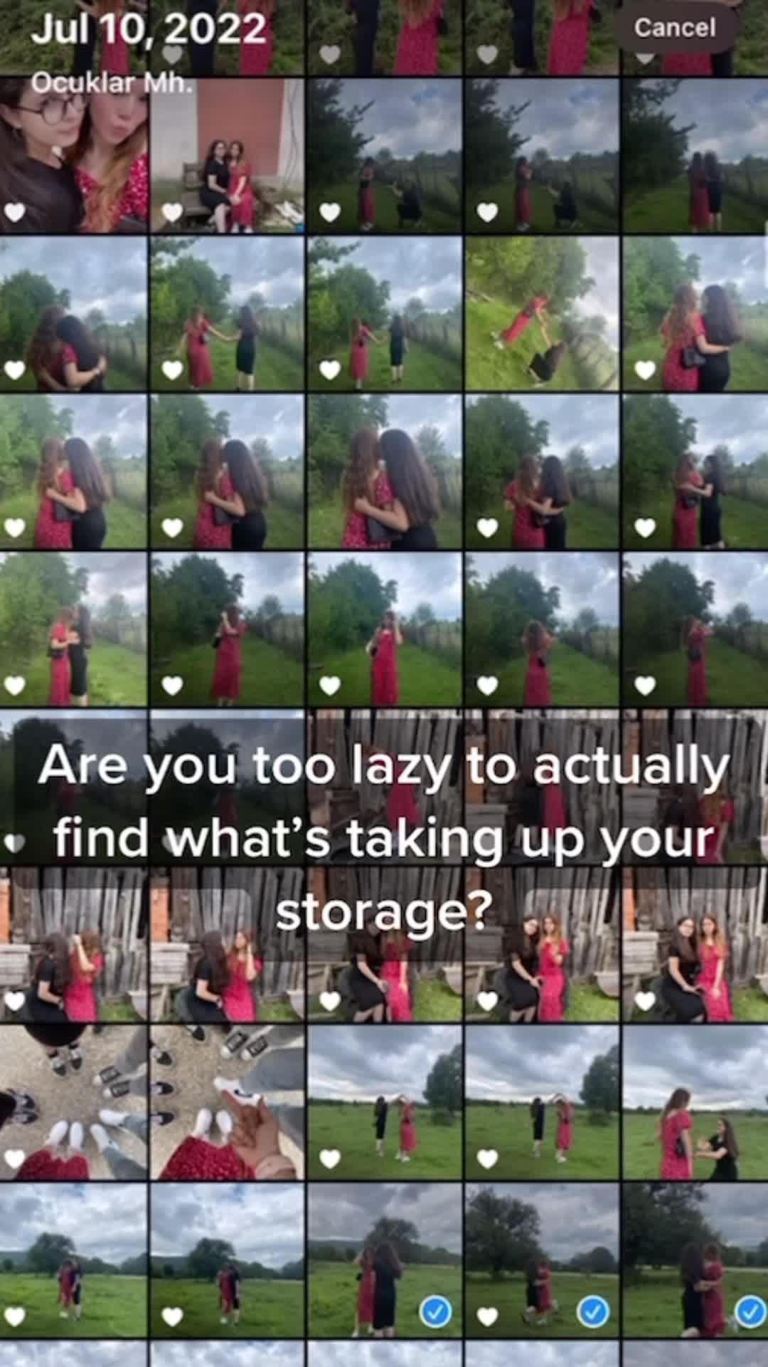 Free up storage fast with Cleanup app!