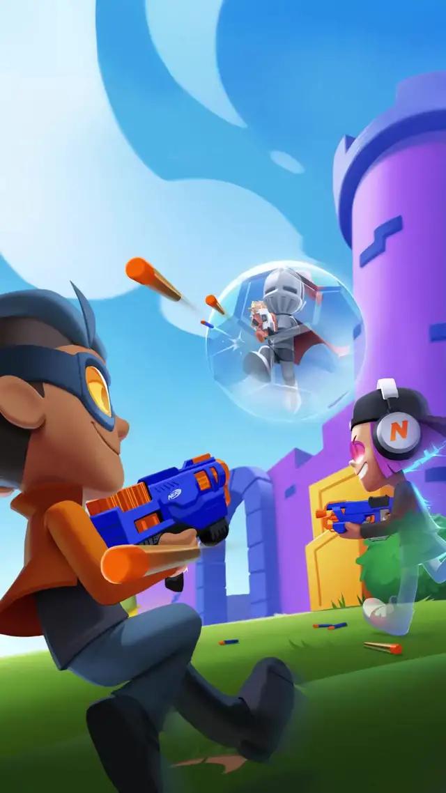 Better blasters, better rewards! Team up with your friends and dominate the playground!