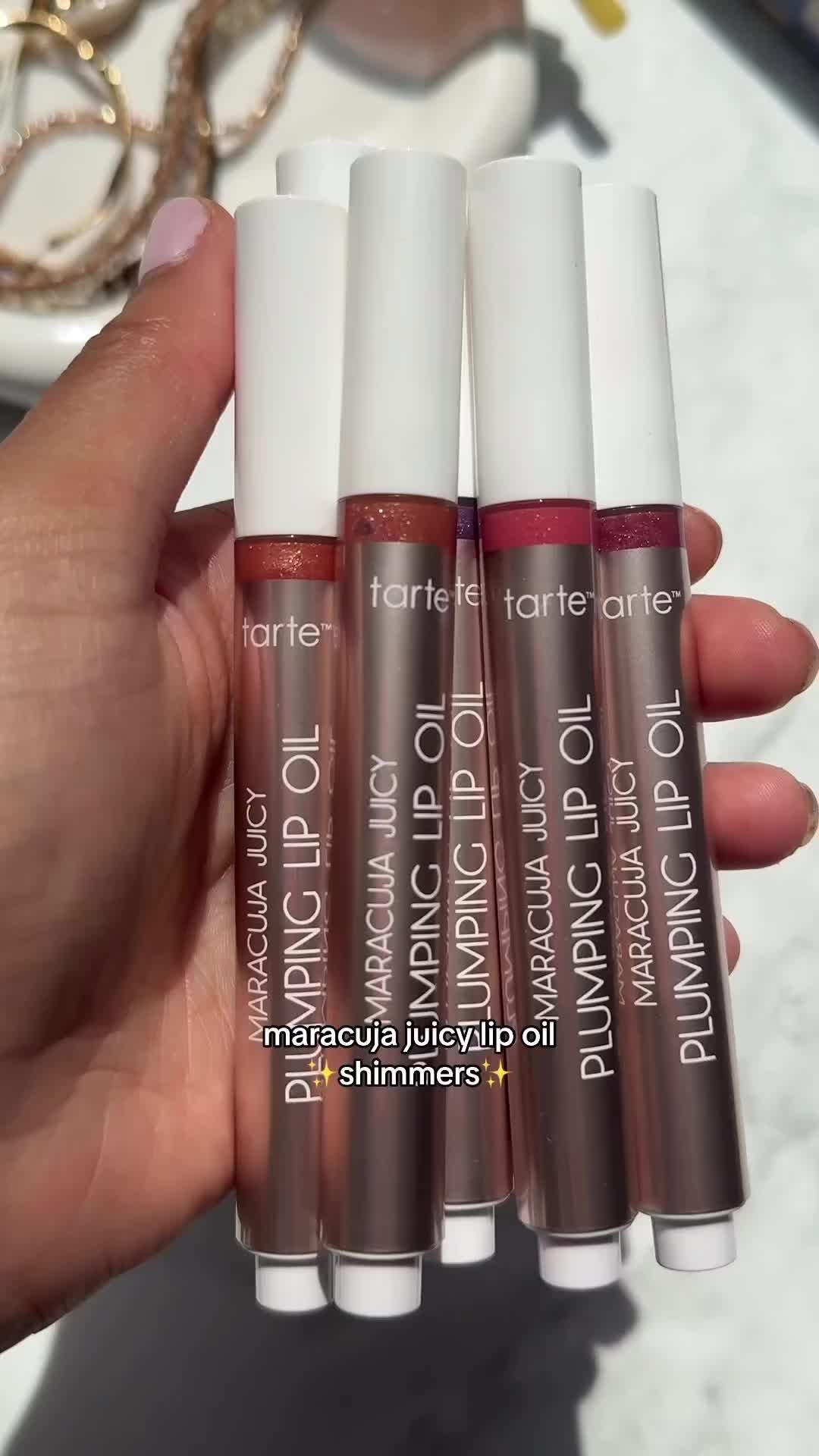 ใหม่! Tarte Maracuja Juicy Lip Oil ฉ่ำวาวชุ่มชื้น เคลือบเรียวปากให้สวยสุขภาพดี