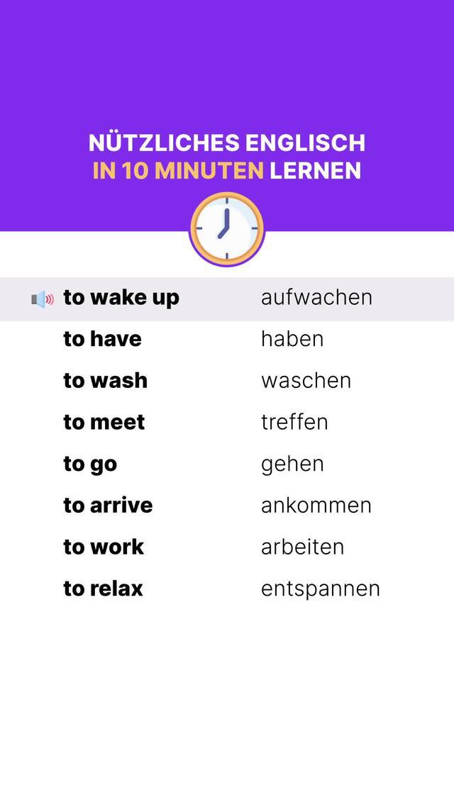 10 minuten pro tag - und schon kannst du englisch!