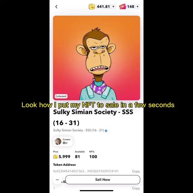 Join now to more than +100.000 Sticky fans. Sticky is the 1 NFT App for iPhone.