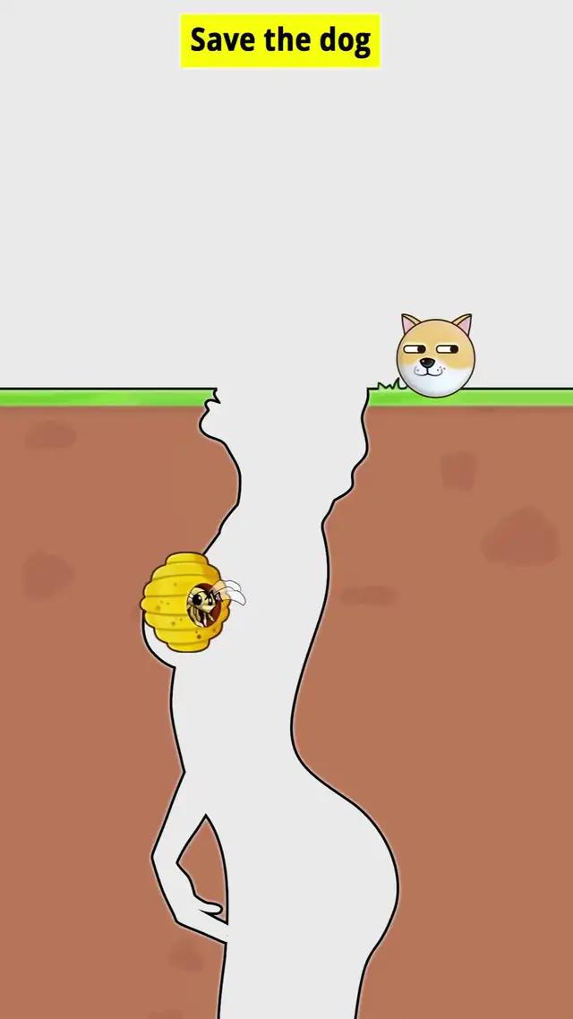 Play mini games and save dog!