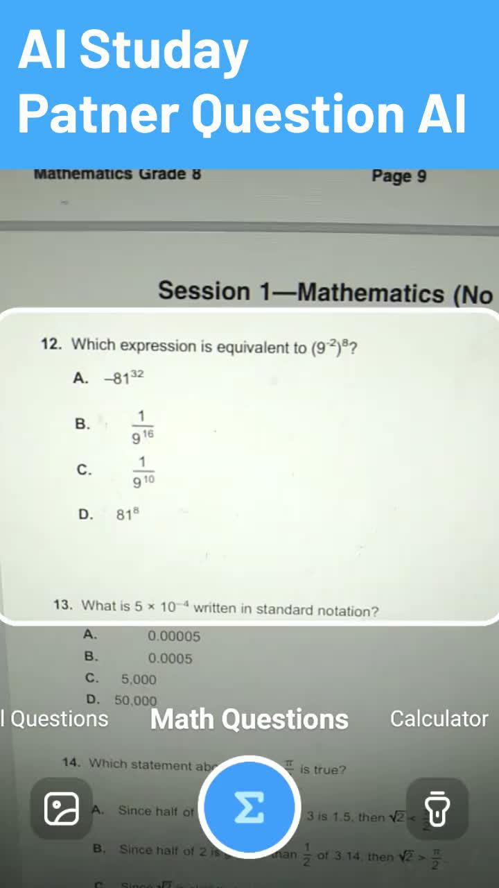 Scan and solve math problems with this app!