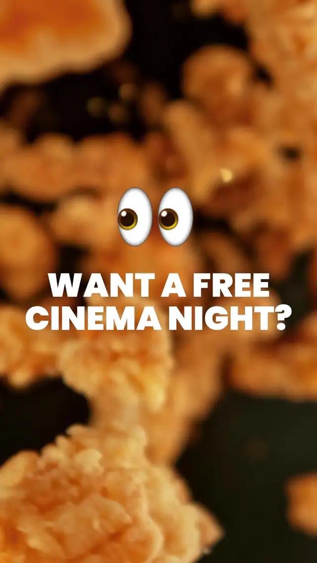 Order VOX EATS Cinemas snacks and WIN a free movie ticket. *T&Cs apply.