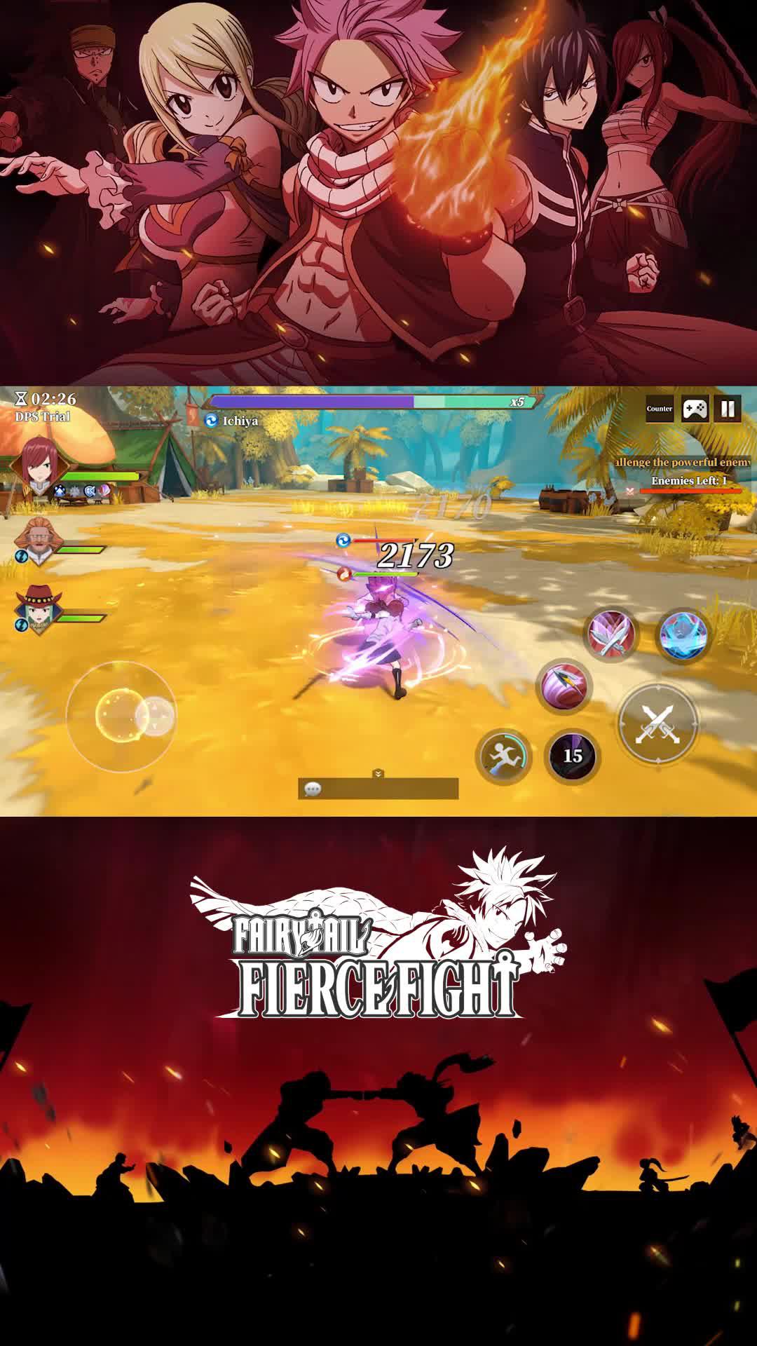 FAIRY TAIL fans must play! TAKE ON PVP/PVE/TRIALS/BOSS CHALLENGES!