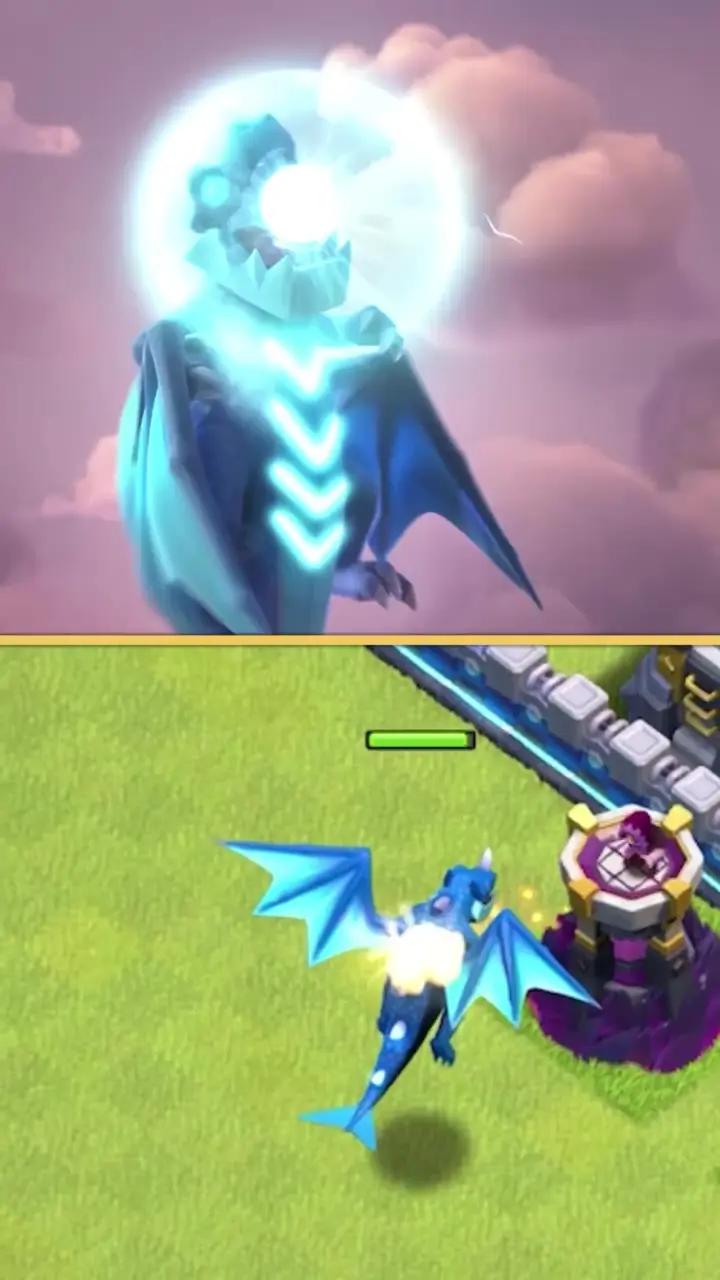 Cinematic vs. Gameplay #coc #clash #clashofclans 