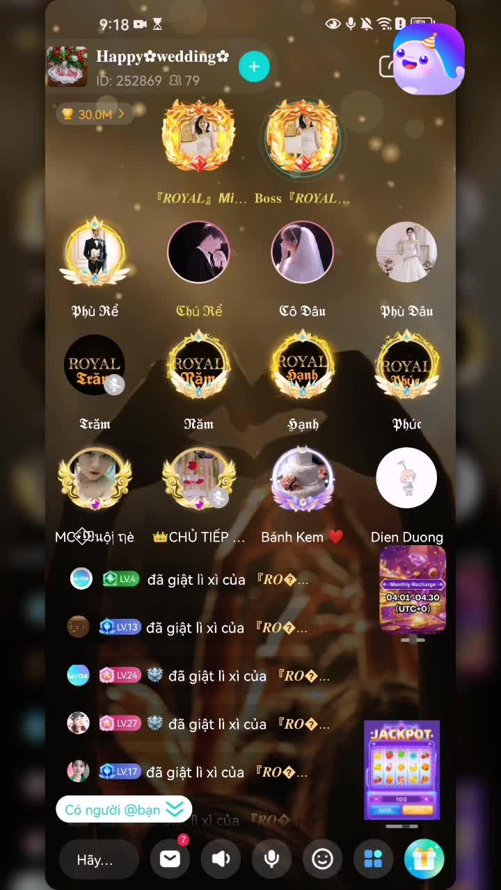 Phòng chat thoại 24 giờ