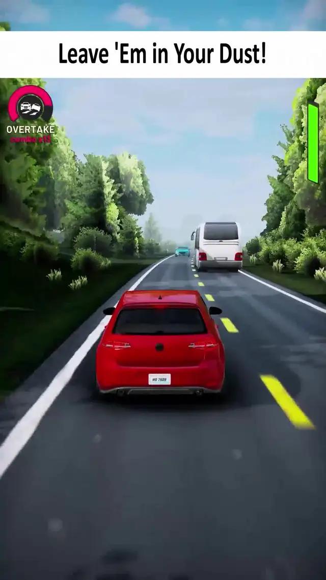 Nothing is better than overtake in the highway!