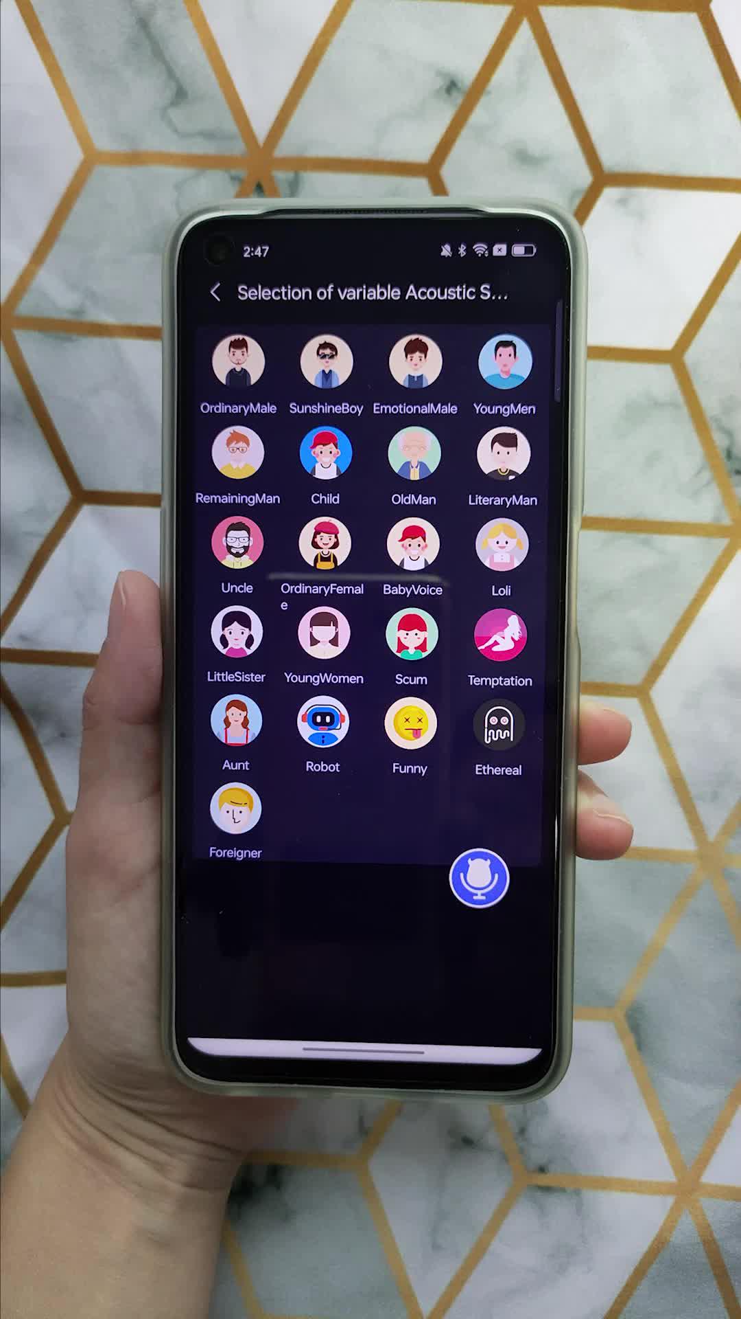 Voice app for chat call music game prank！