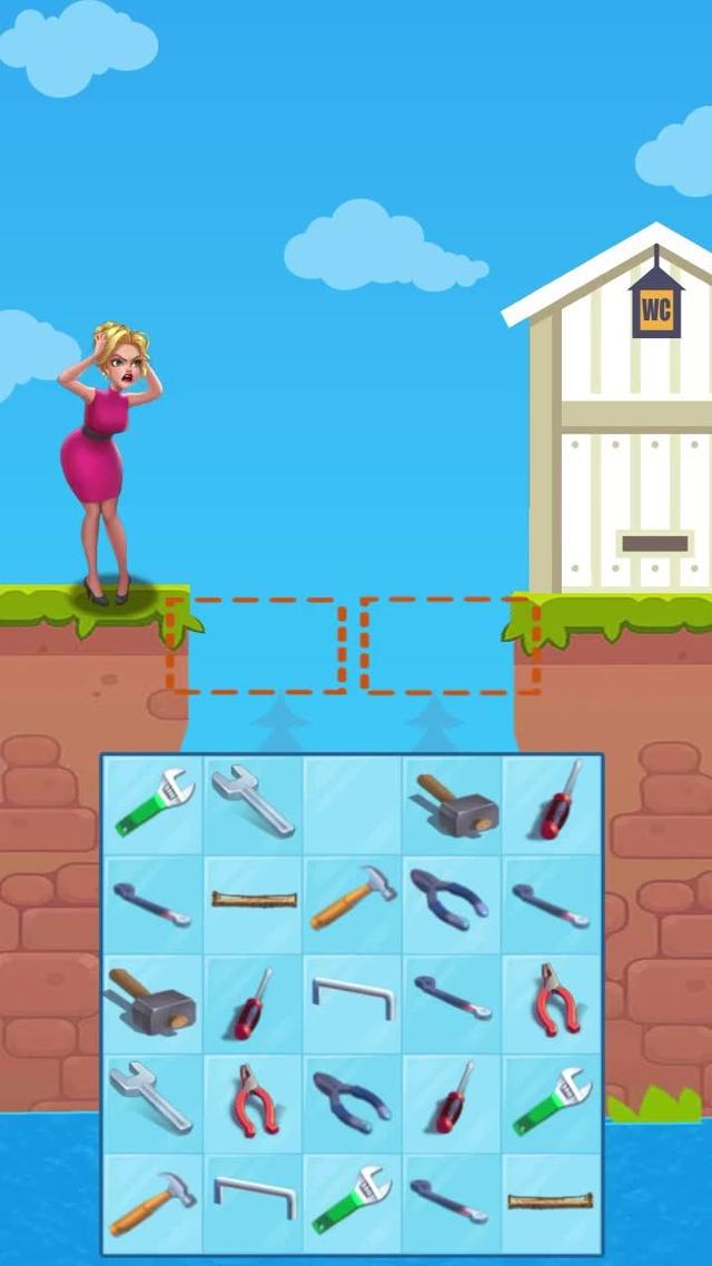 2-in-1 game, tap to merge