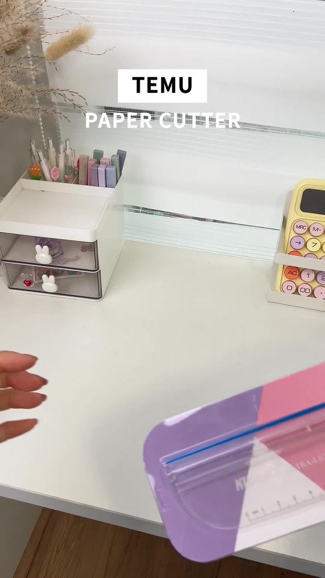 Upgrade your crafting game with our multi-functional paper cutter. ✂️🔎 Search dmh3457 on Temu for this amazing product! #Temu #TemuFinds