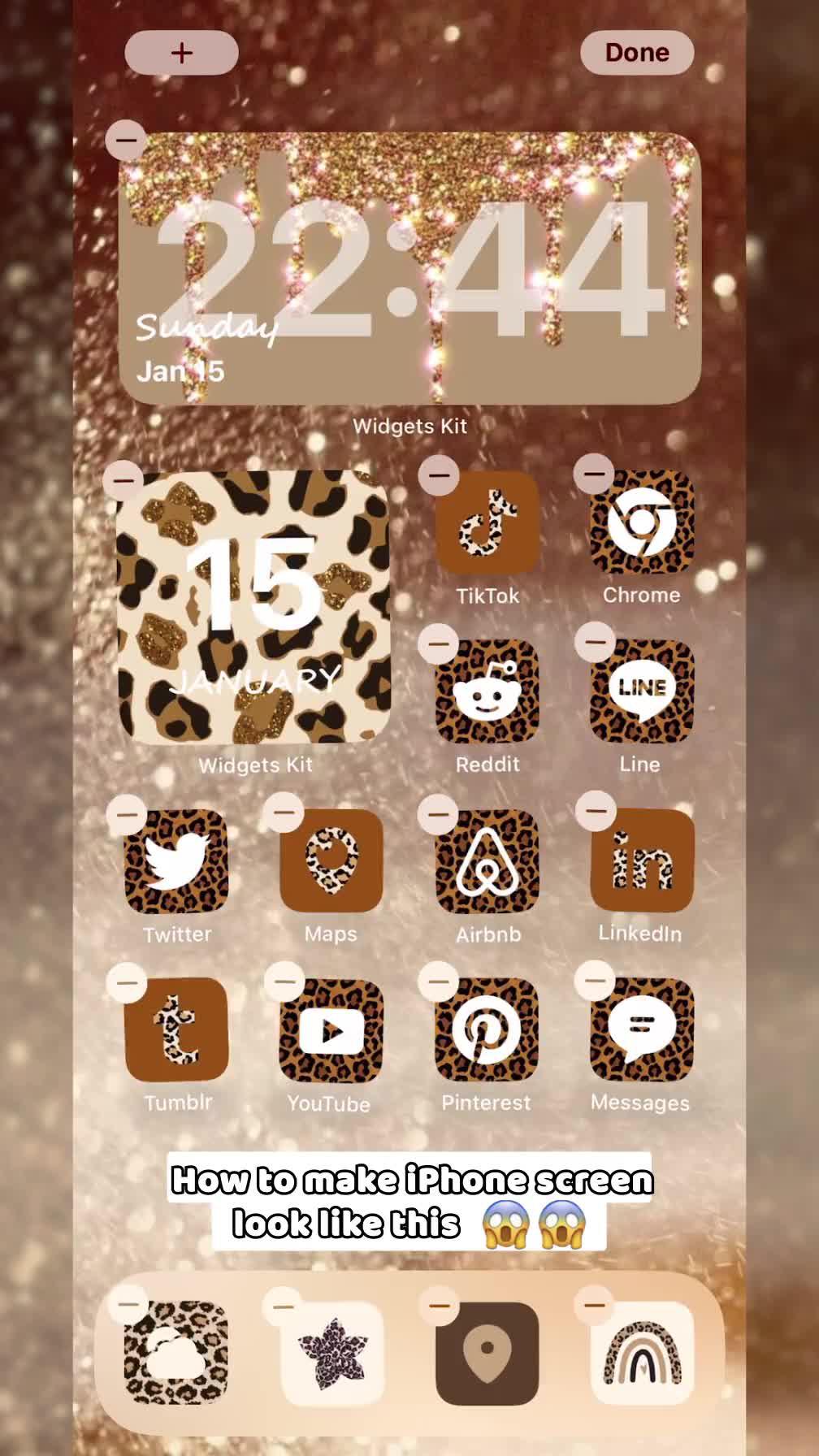 Easily personalize your iPhone home screen!