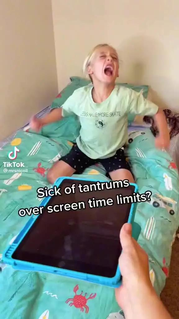 Tired of your temper during screen time? 1Question = no more screen time arguments