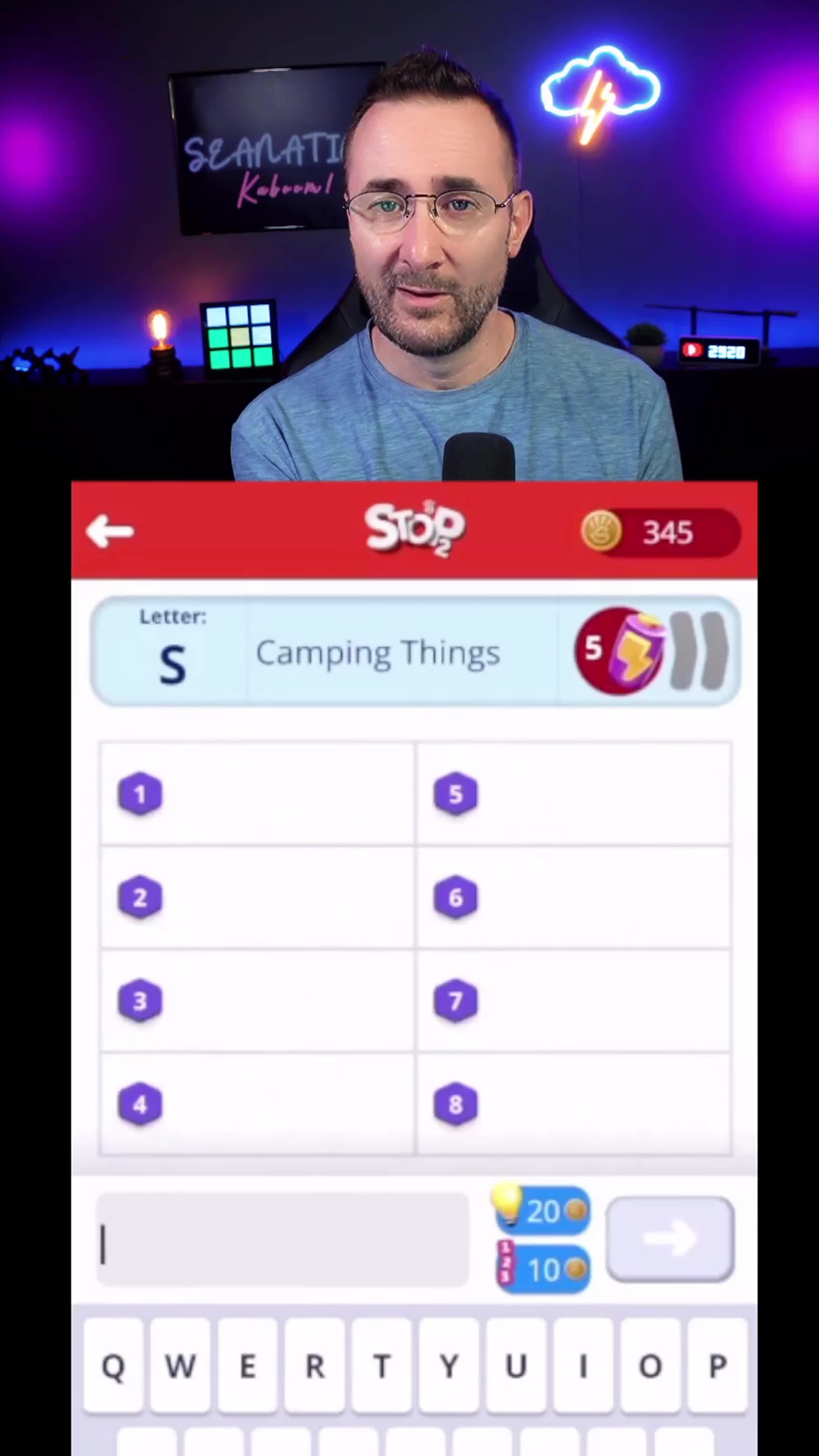 Playing Consensus on @Stop . Can you beat my score?? #consensusgame  #stop2  #stop2games  #gamersean  #ad