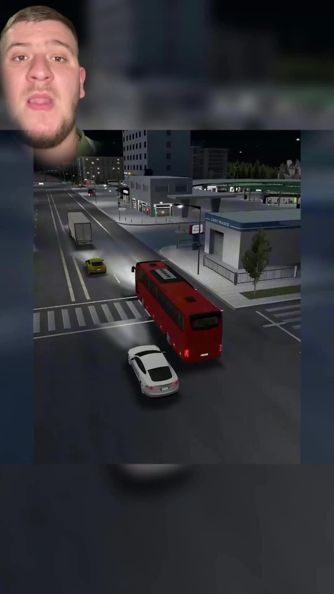 We're washing the bus!