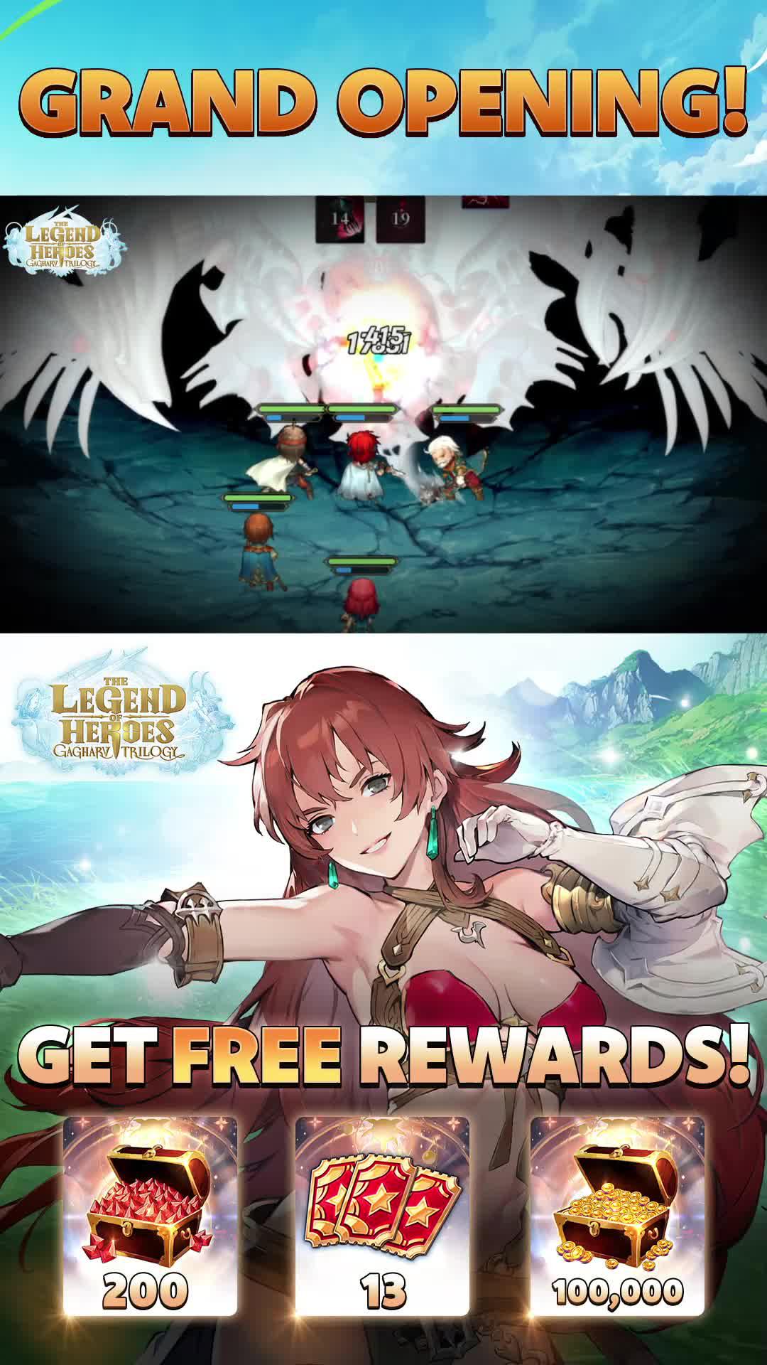 GRAND OPENING! Download and get free rewards!