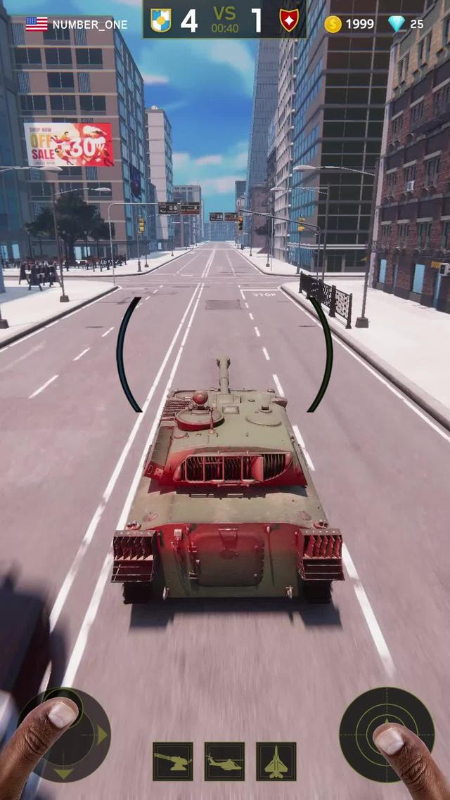 Multiplayer tank battles