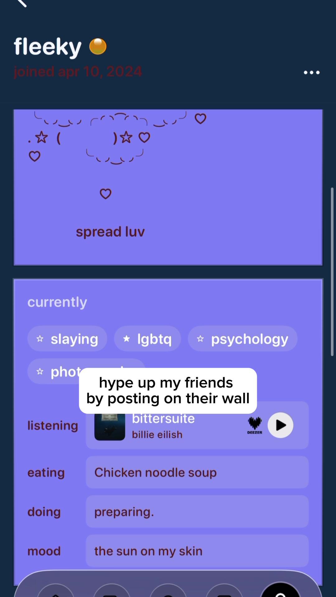 I finally feel like I can truly be myself 😌