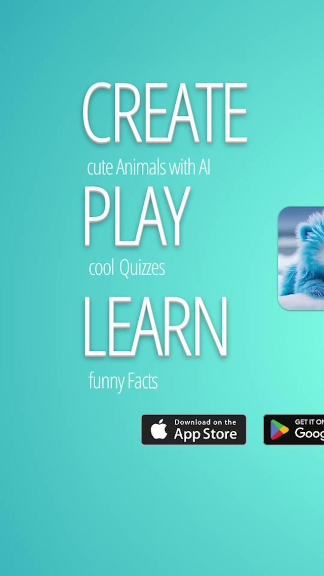 Create your own pets & animals with artificial intelligence.  Build your own zoo.