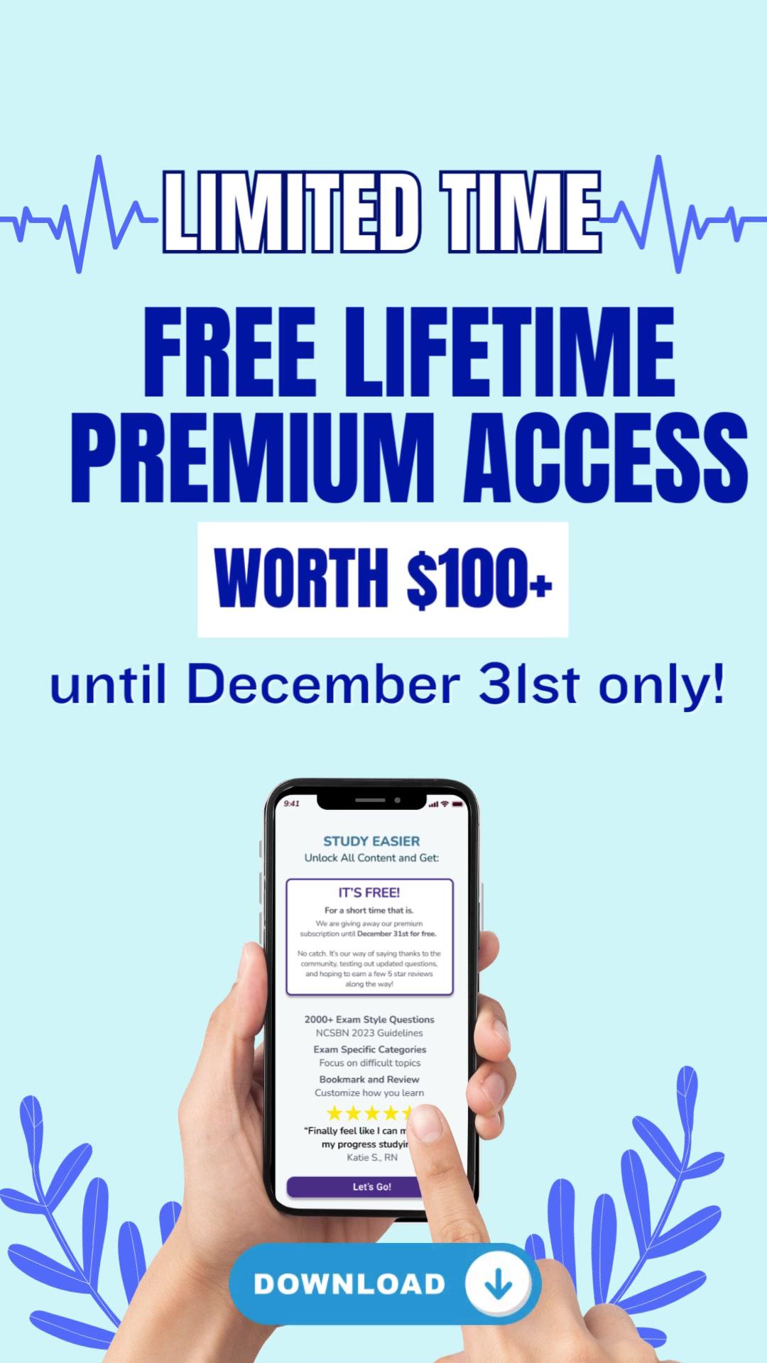 EZ Prep NCLEX !  Your NCLEX victory is just a download away. Take this step, and let's conquer the NCLEX together! DOWNLOAD NOW!  https://apps.apple.com/us/app/nclex-rn-pn-2023-practice-test/id6470943555 #nclex  #nclexrn  #nclexprep  #nclexjourney  #nclextips  #nclextiktok  #nursingtiktok #nclexquestions  #nclexstuding  #nclextips  #nclexreview  #nclexpass  #nclexpn  #nclexexam  #nclexhelp  #nclexpreparation  #nclexstudy  #neclextopics  #nurse  #nurselife  #nursestudent  #nurses  #staffnurse  #staffnurses  #staffnurseexam  #staffnursejobs  #staffnursequestions