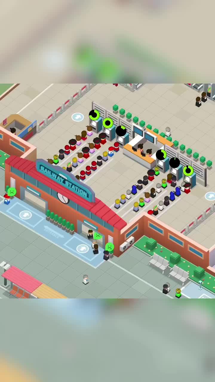 My train station is coming along nicely 