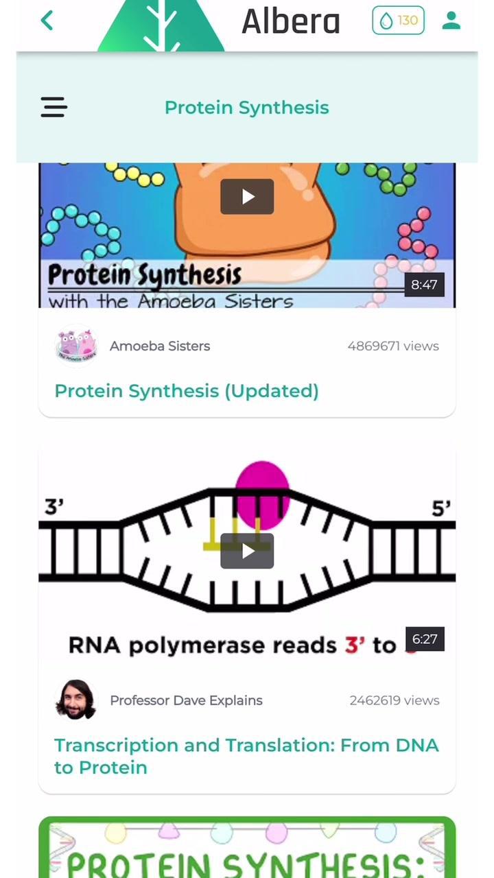 Studying for a #biology exam? 🧬 The Albera app is all you need! #learnontiktok #edutok #education #research #fyp