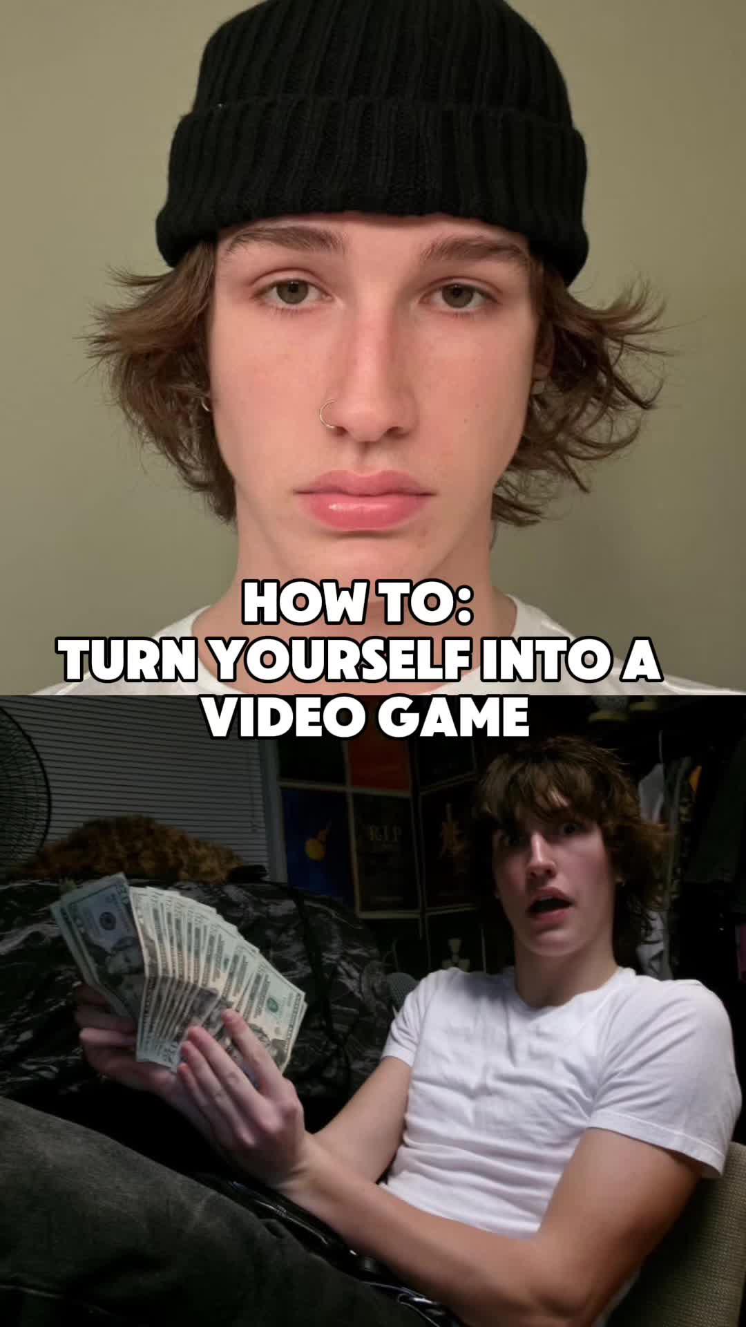 Be you in different realities! #tutorial #videogamefilter #troyboi