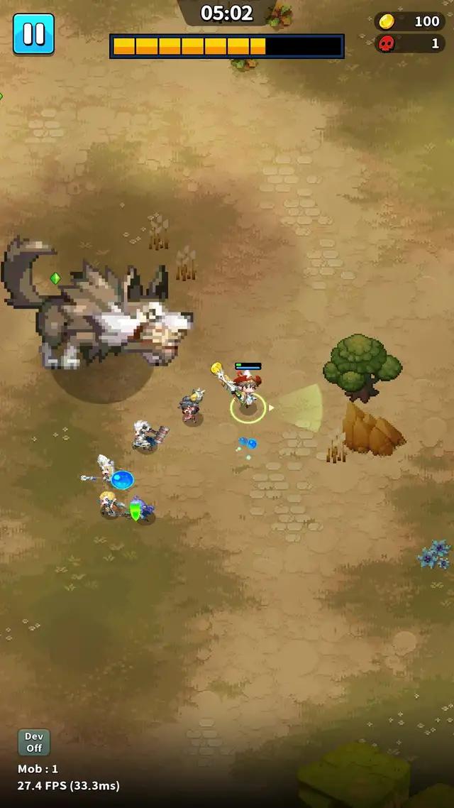 Survive against monsters