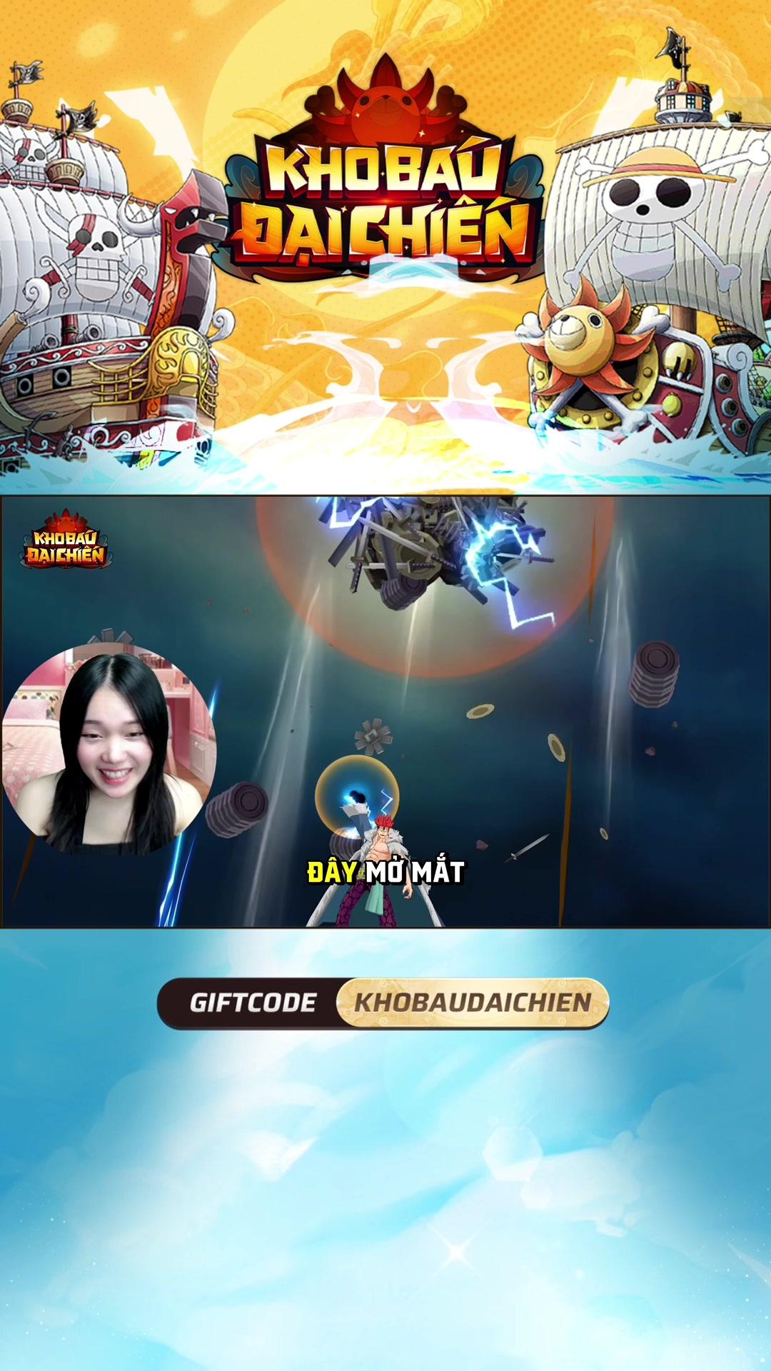 Tải ngay Kho Báu Đại Chiến để trở thành Vua Hải Tặc nào!!! 👑👑 #khobaudaichien #onepiece #onepiece3D #sapramat #gamemobile #xuhuong #trending