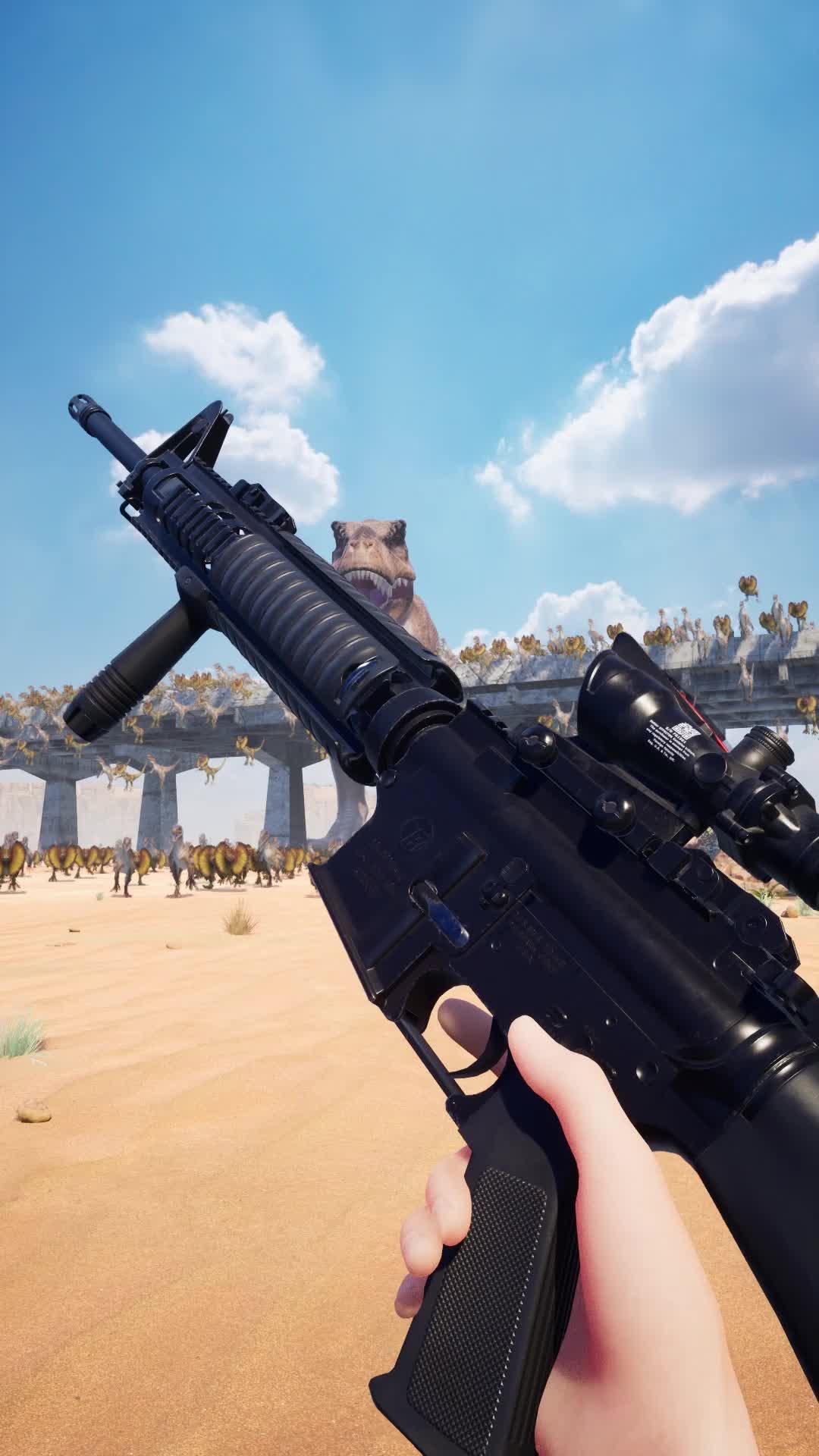 Go! Join the battle of resurrected dinosaurs！