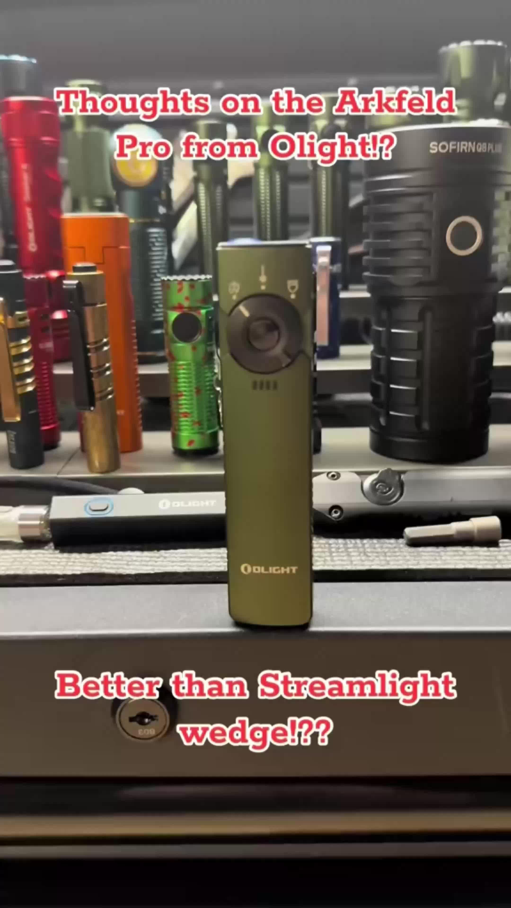 Log in for the first time with your surprise Olight app.  Download now!