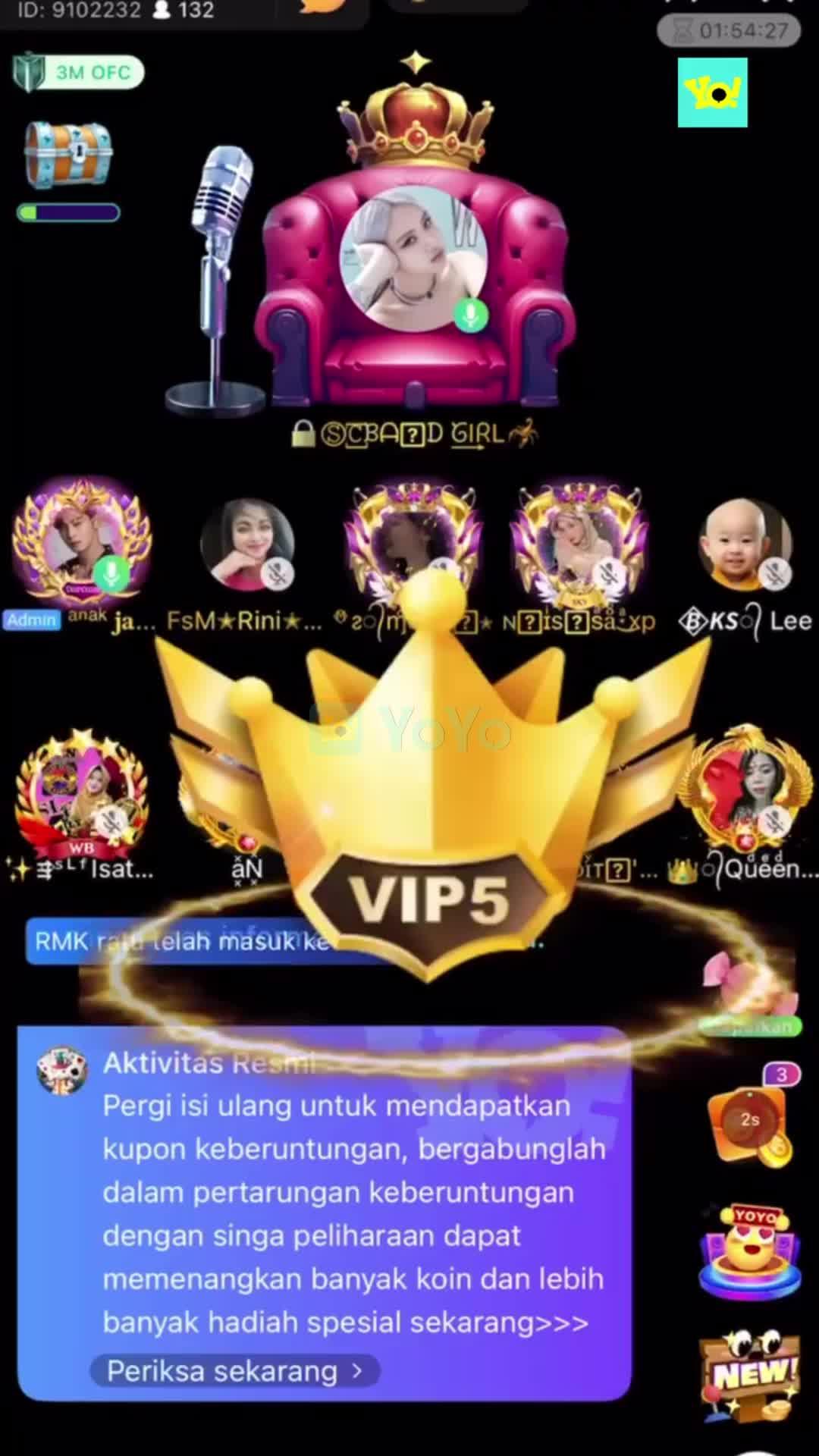 Apl sembang suara langsung yang hebat