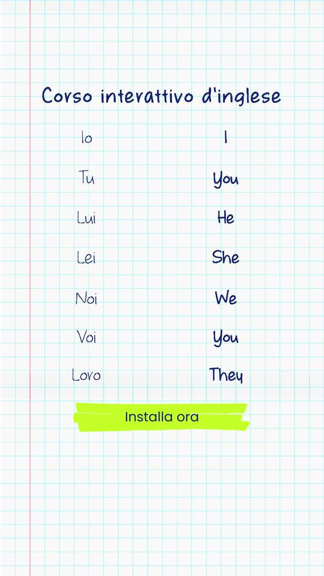 Parla inglese in solo 5 minuti al giorno con questa divertente app. Comincia subito!
