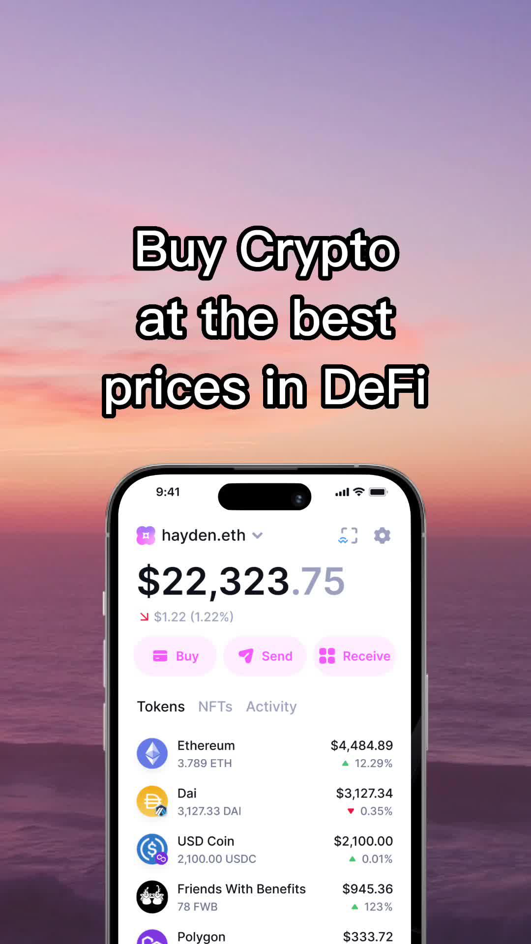 Download the Gold Standard for swapping and go direct to DeFi, now on iOS!