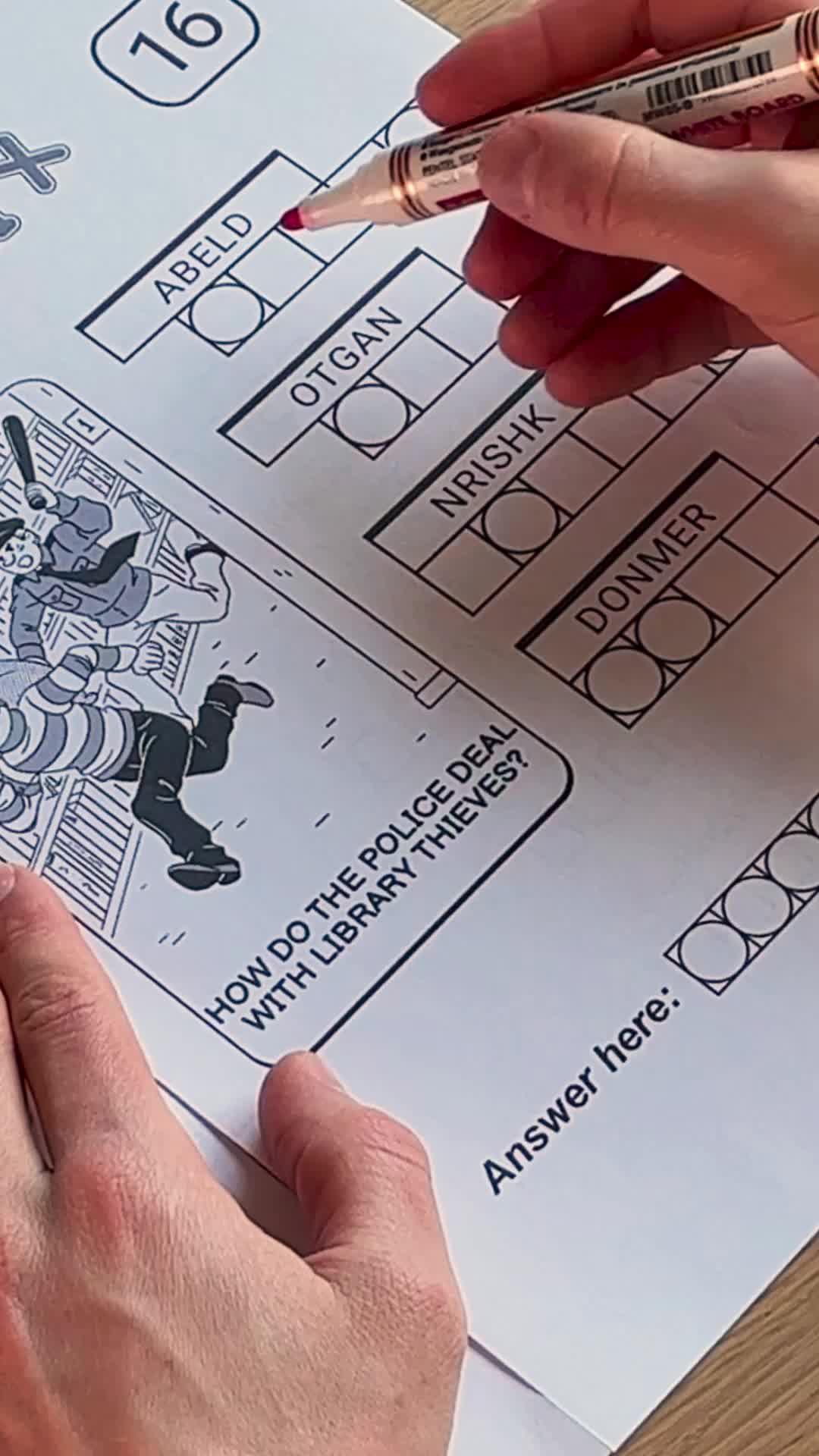 Interesting word puzzle game!