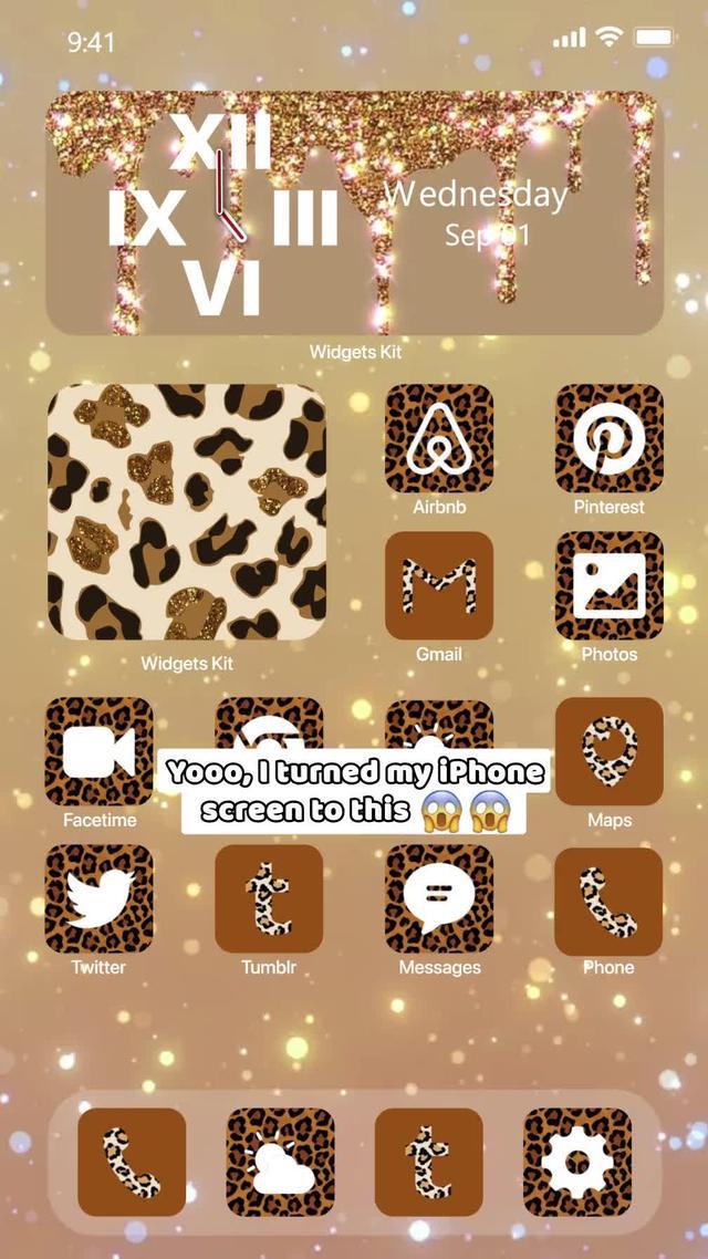 Set exclusive icons & widgets to your iPhone!