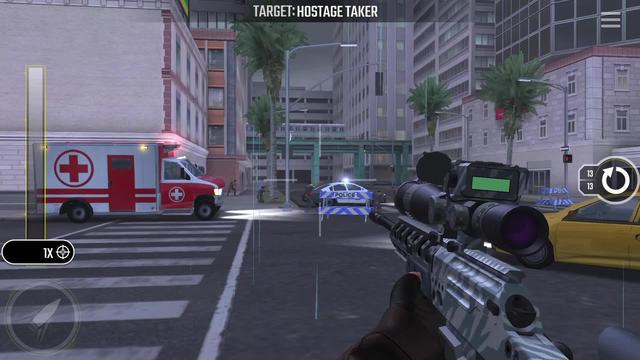 Shoot with amazing slow-motion sniper shots.