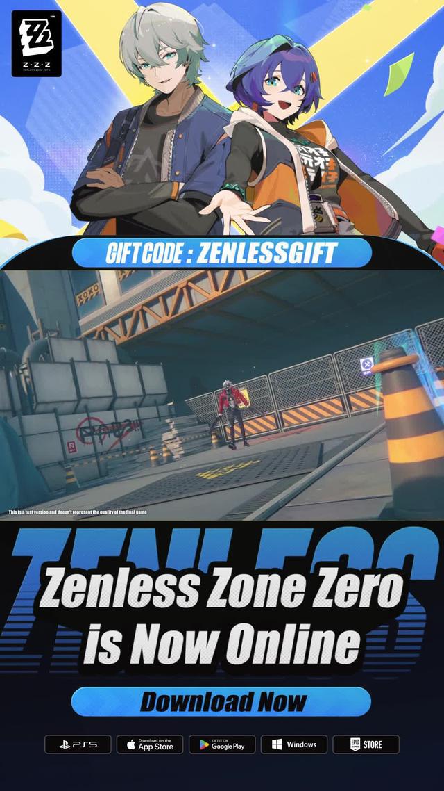Download Zenless Zone Zero and begin your action adventure!