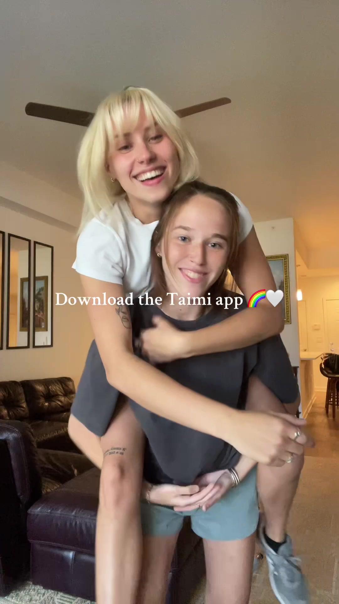 Have you downloaded it yet?! 🌈 @Taimi #taimi #lgbtq #lesbiansoftiktok #dating