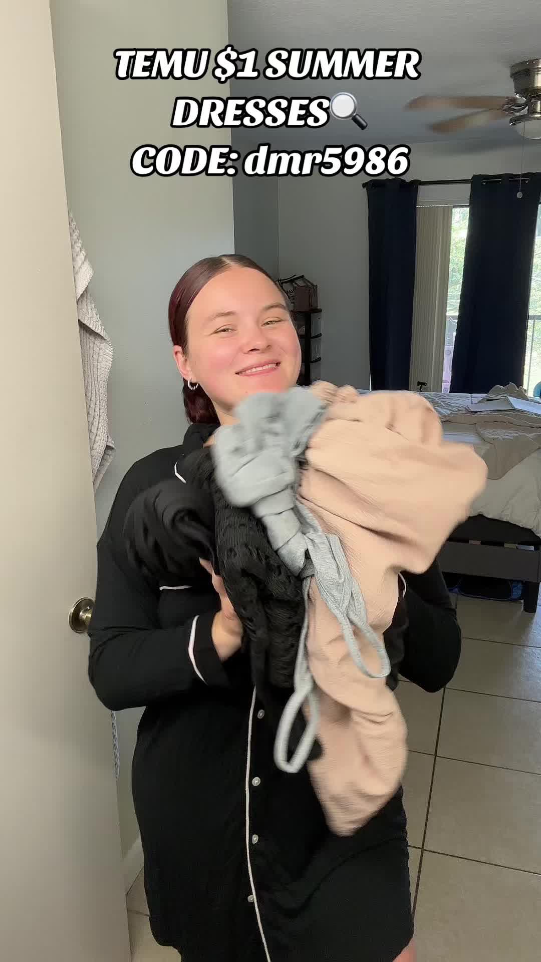 The cutest clothes and accessories 🔍code: dmr5986 in #temu search bar for $1 dresses and check 🔗 in bi0 (app new users only with qualifying orders) Free shipping on items shipped from Temu, Free Returns for up to 90 days #temufinds #temuhaul #summer #summerhaul #summermusthaves #musthaves