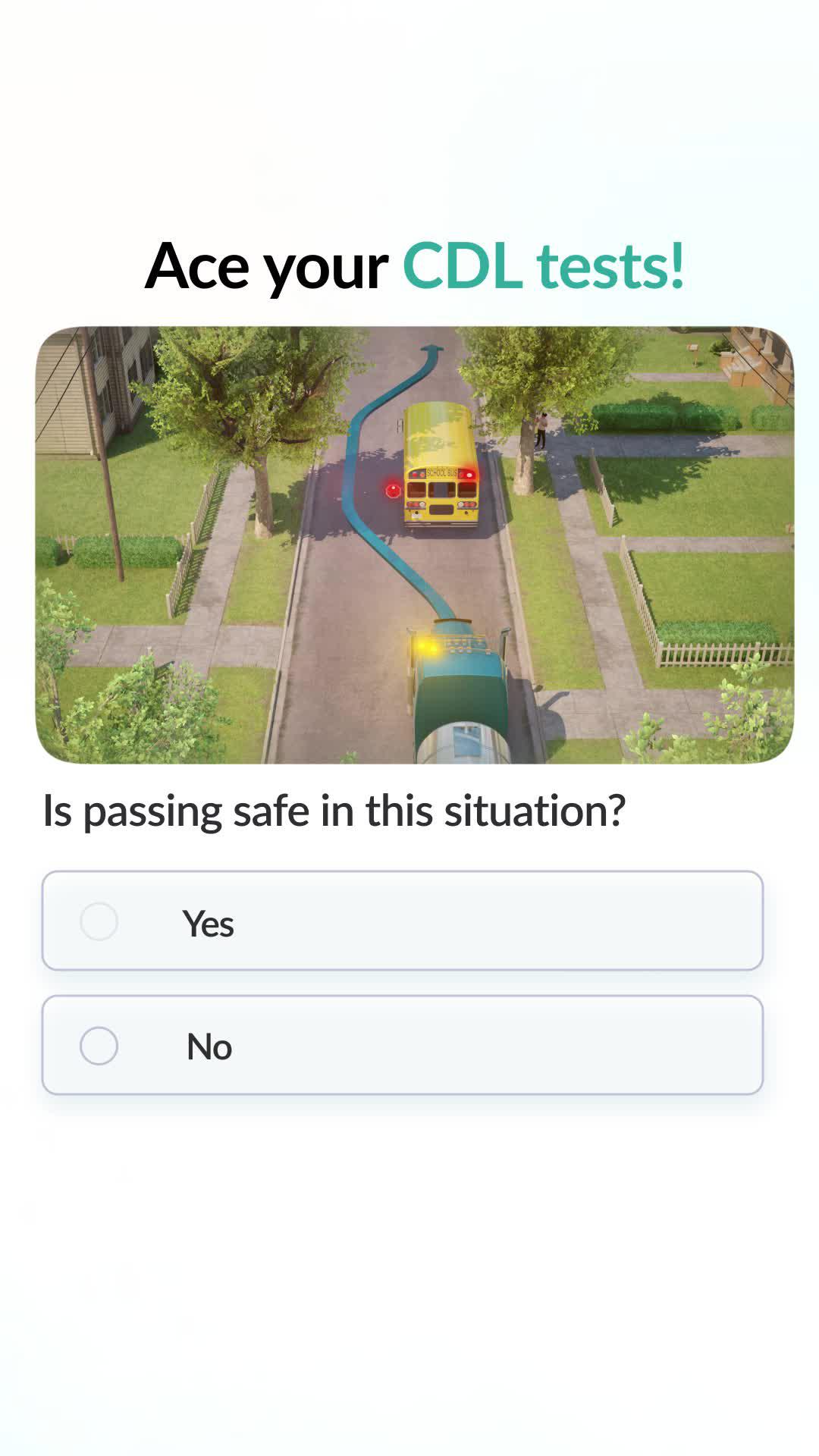 Study for your CDL test now!