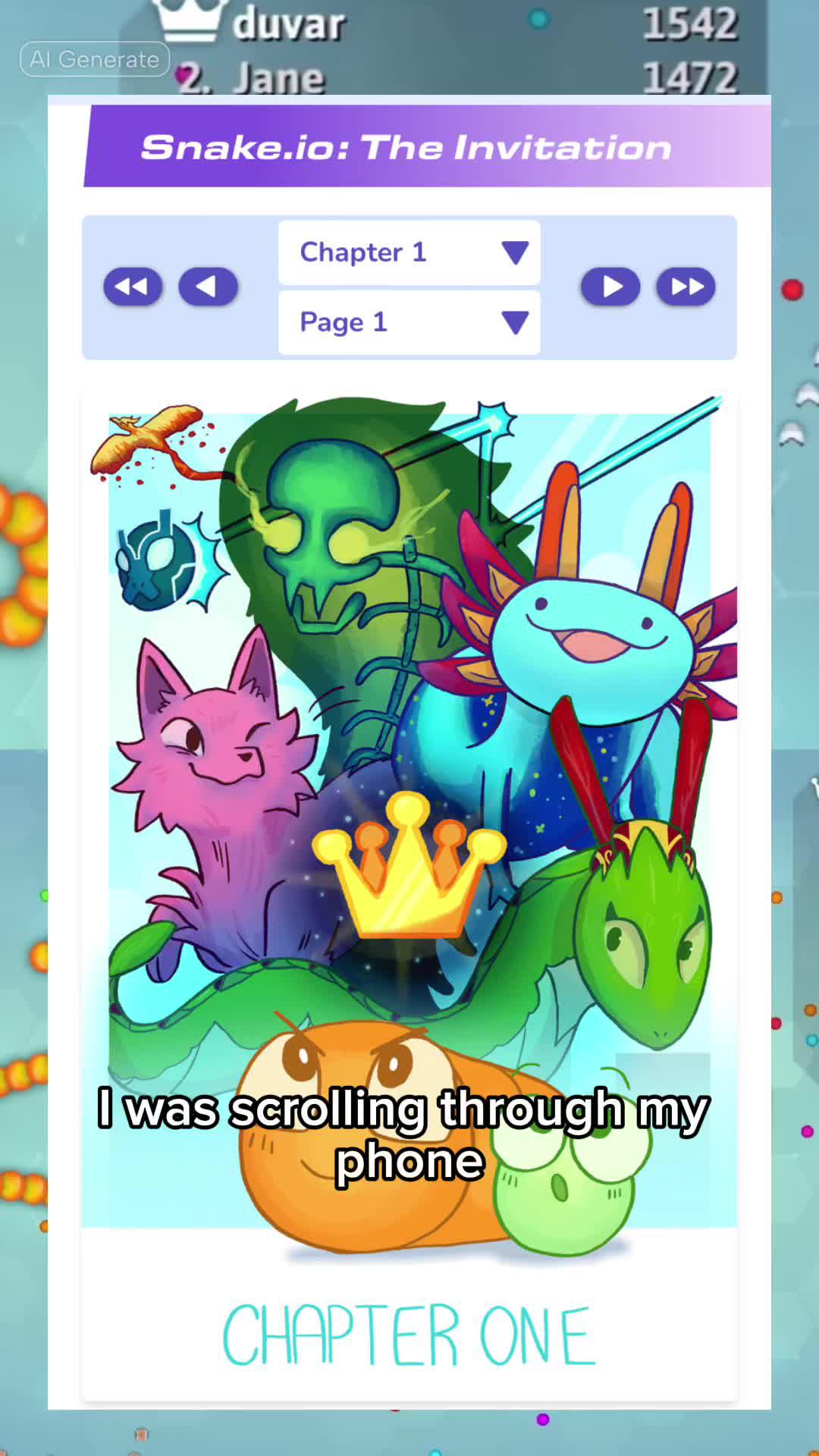 Go watch the comic and download #fyp #viral #snake