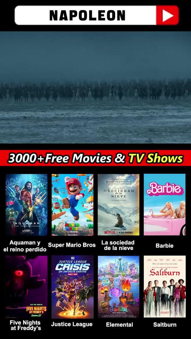 3000+Free Movies & TV Shows