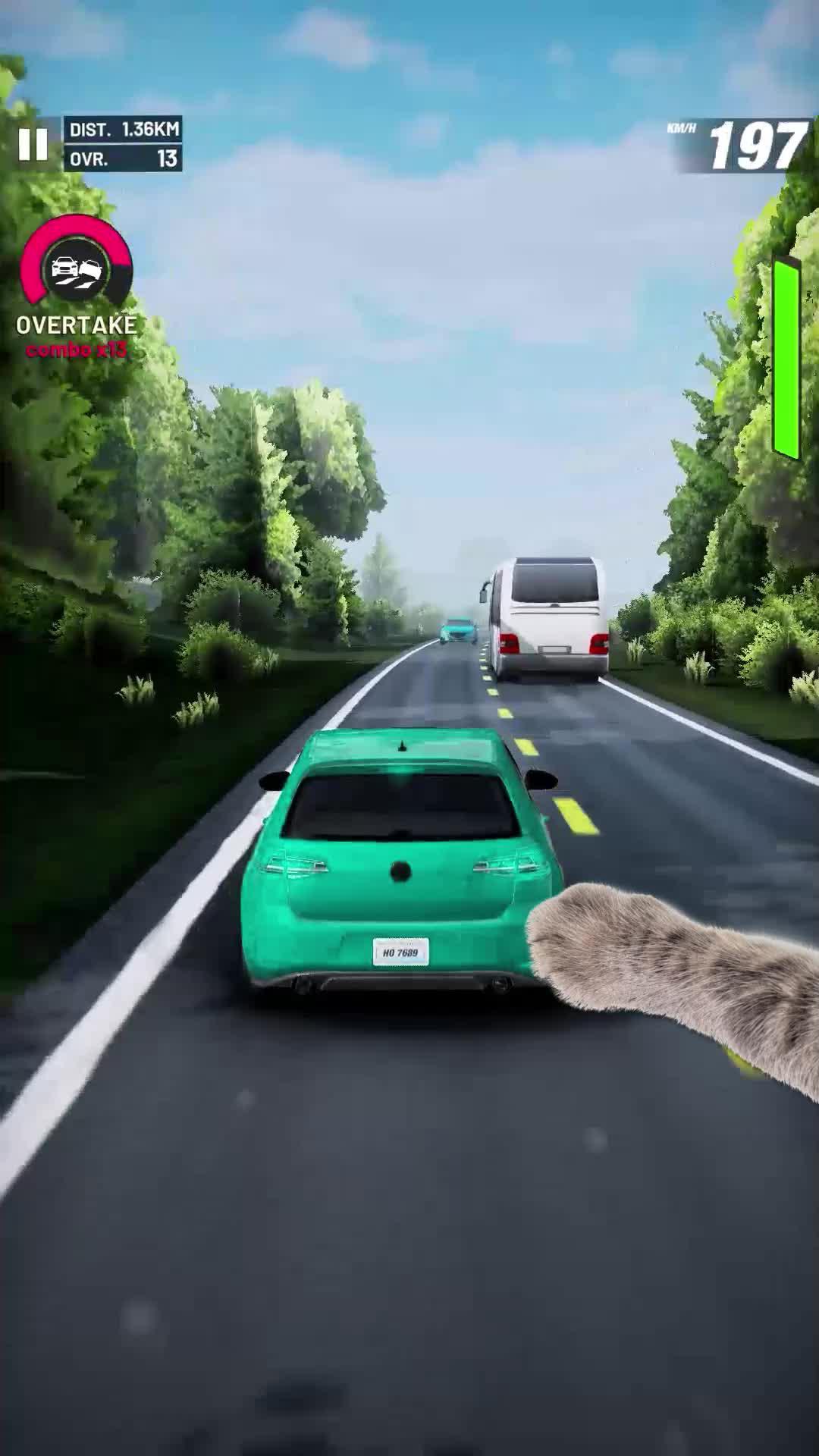 Nothing is better than overtake in the highway!