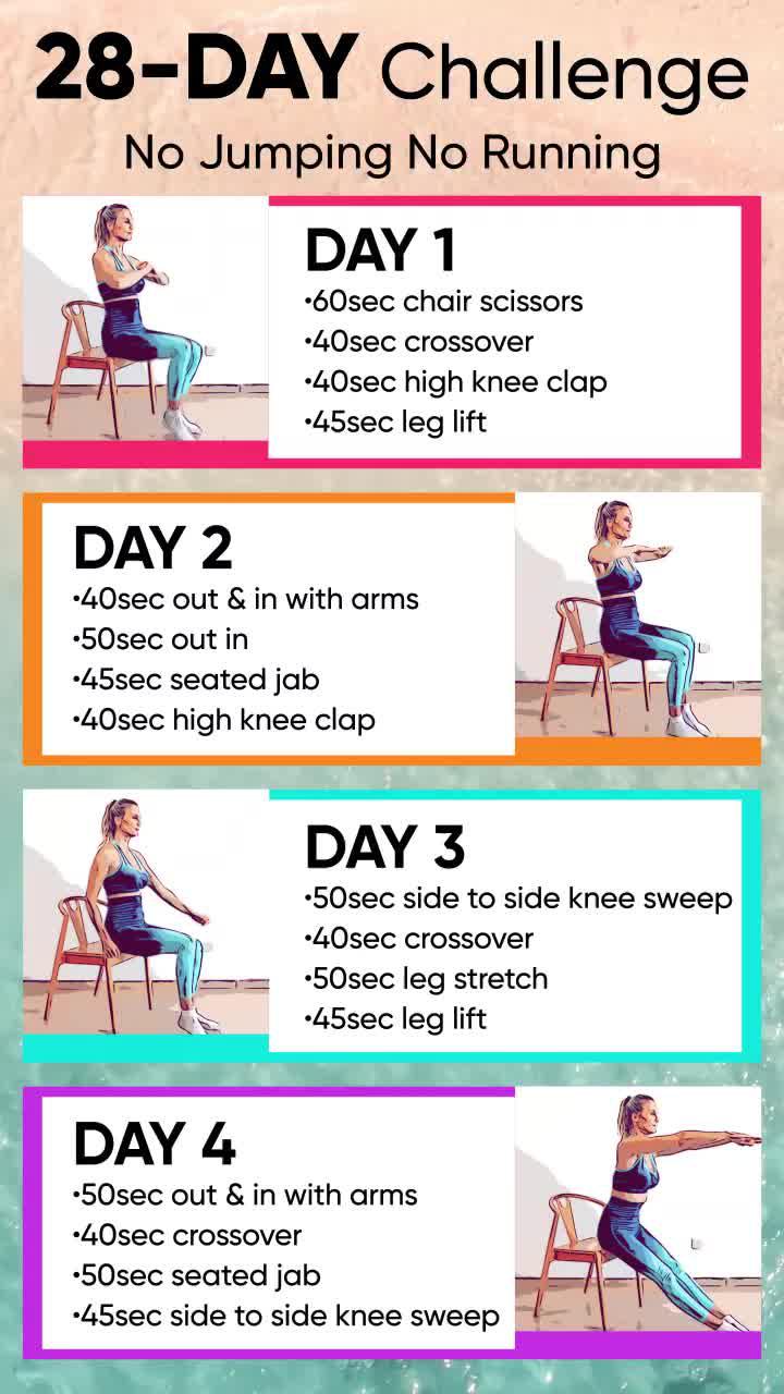 Lazy girl workout! Workout at home at any time, with zero equipment.